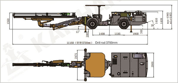 KJ212型全液压掘进钻车