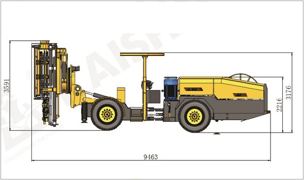 KJ311全液压掘进钻车